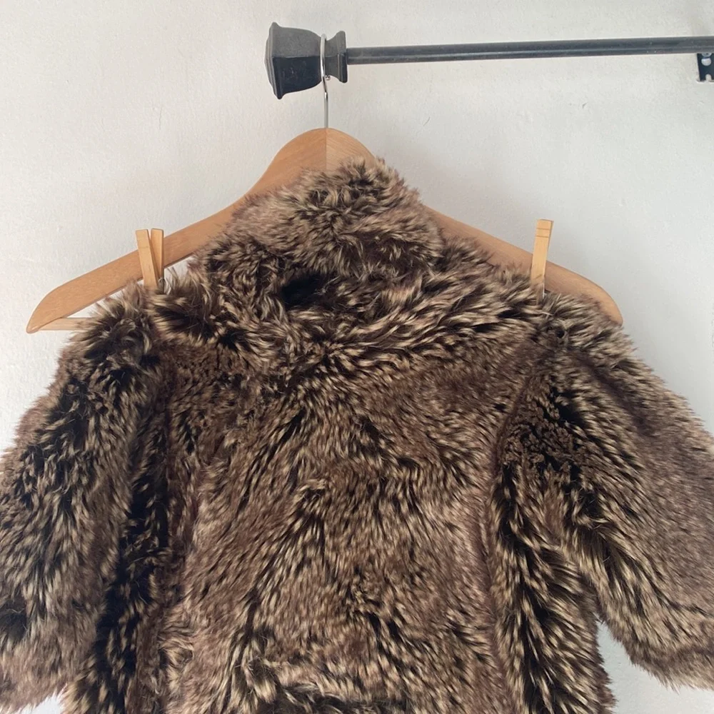 London & Cole Faux Fur Bunting Suit